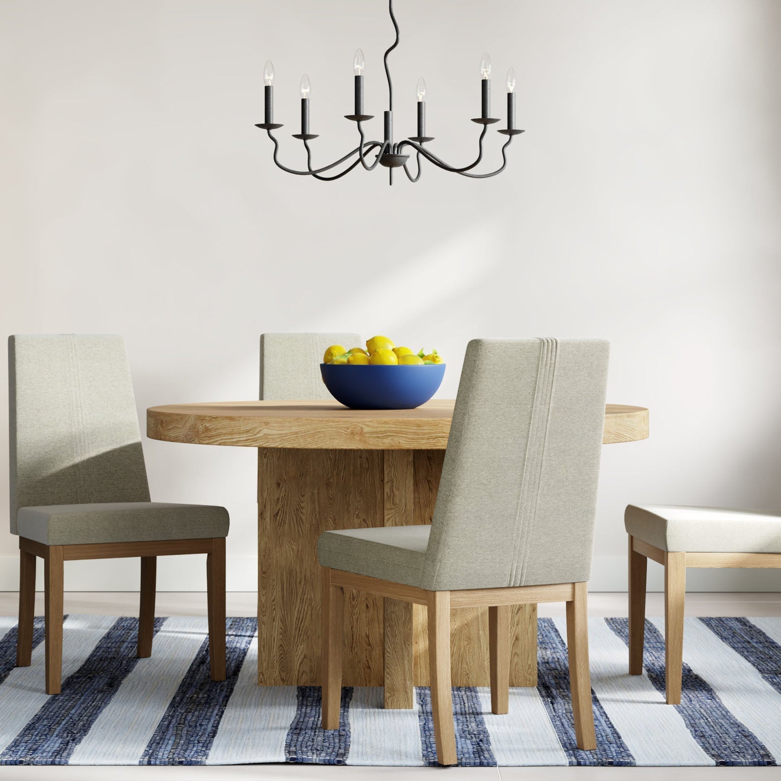 Rauduvyo Modern Minimalist Industrial Metal Chandelier - Neutralighting