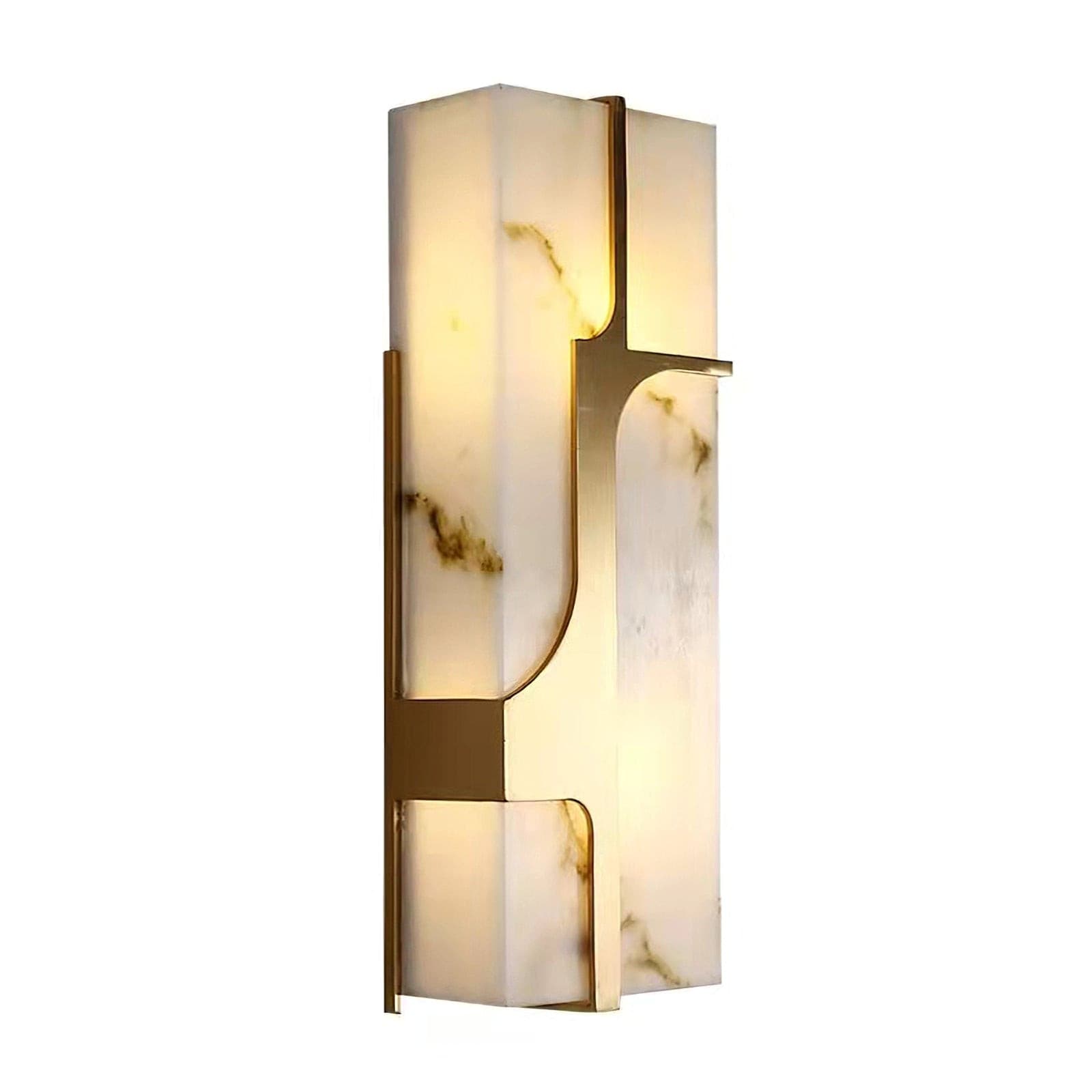 Ariel Wall Lamp Alabaster & Brass Elegance - Neutralighting