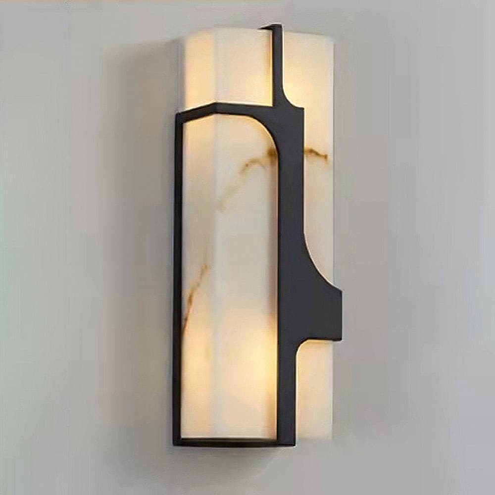 Ariel Wall Lamp Alabaster & Brass Elegance - Neutralighting