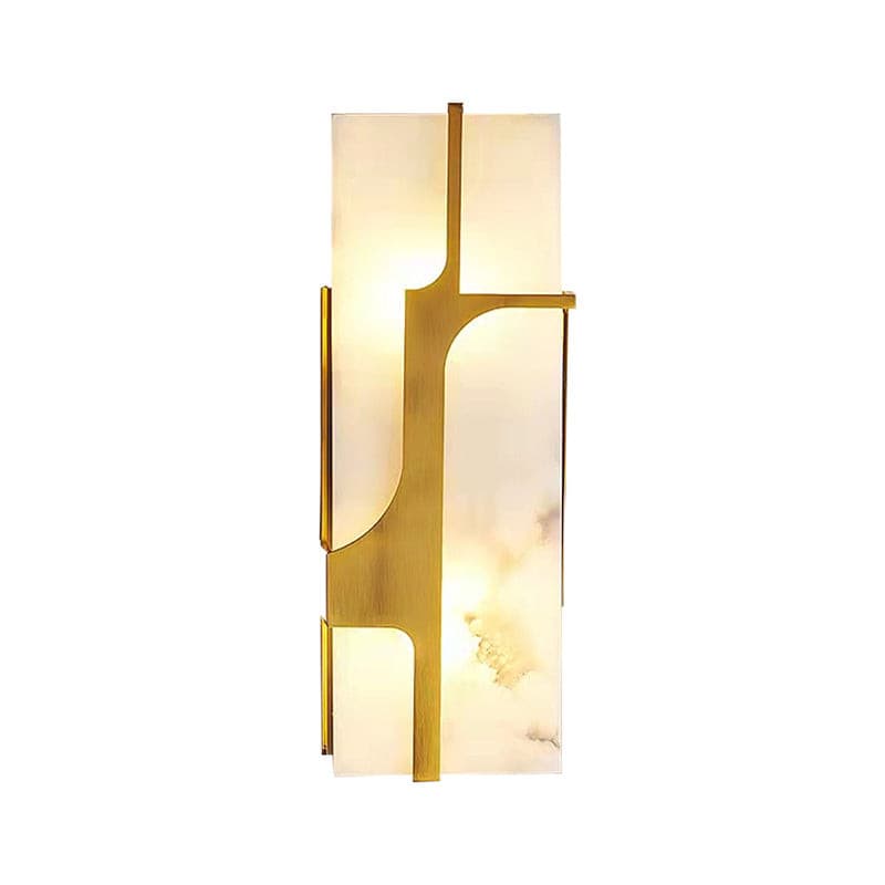 Ariel Wall Lamp Alabaster & Brass Elegance - Neutralighting