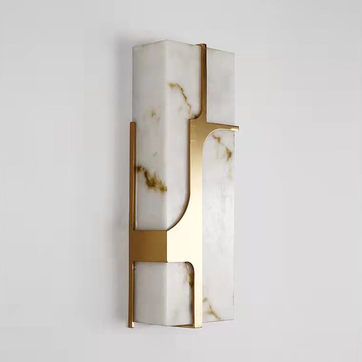 Ariel Wall Lamp Alabaster & Brass Elegance - Neutralighting