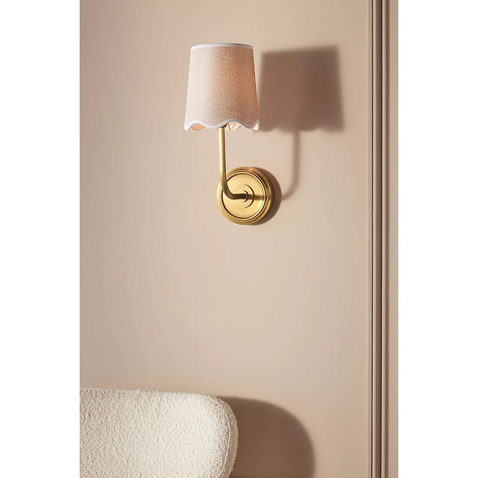 Sifuvyo Modern Minimalist Fabric Metal Wall Lamp - Neutralighting