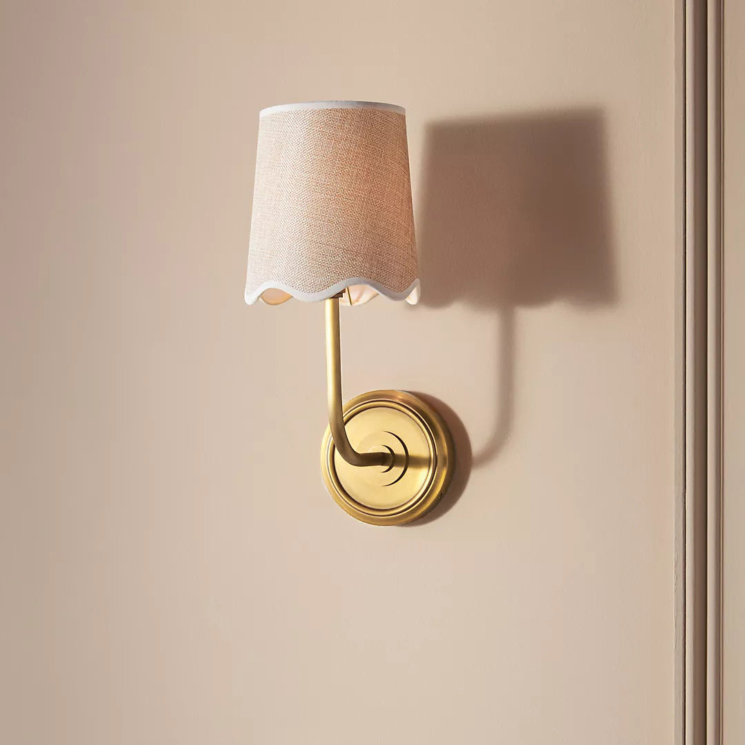 Sifuvyo Modern Minimalist Fabric Metal Wall Lamp - Neutralighting