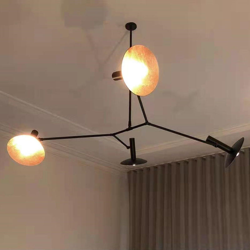 Tinduvyo Modern Minimalist Metal Glass Chandelier - Neutralighting