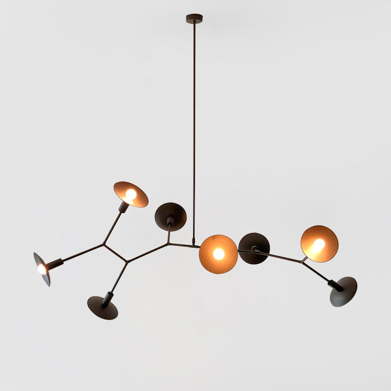 Tinduvyo Modern Minimalist Metal Glass Chandelier - Neutralighting