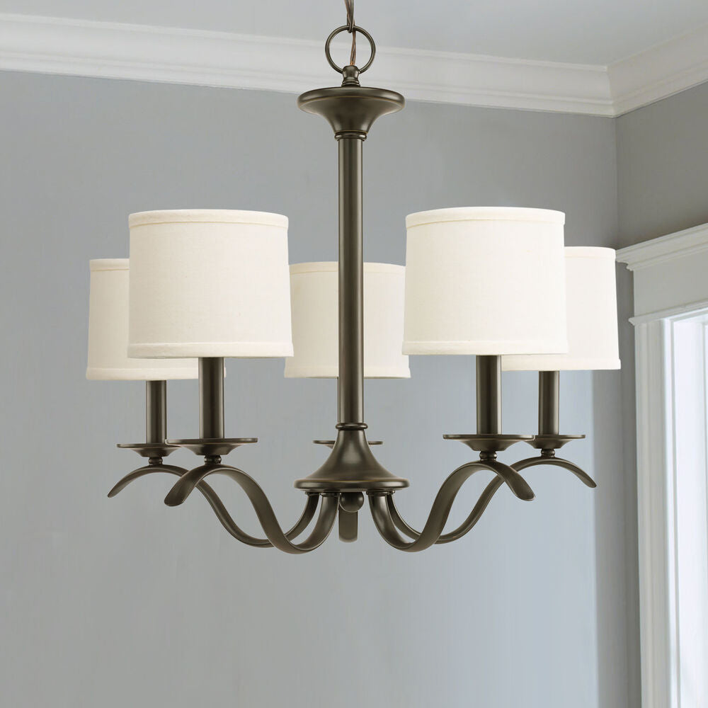Vatnuvys Traditional Premium Brass Fabric Metal Chandelier - Neutralighting