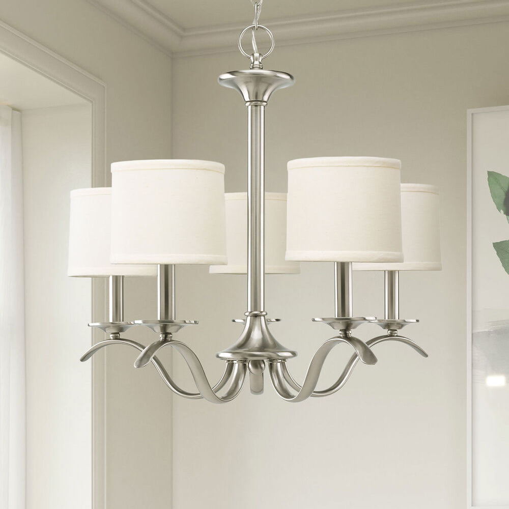 Vatnuvys Traditional Premium Brass Fabric Metal Chandelier - Neutralighting