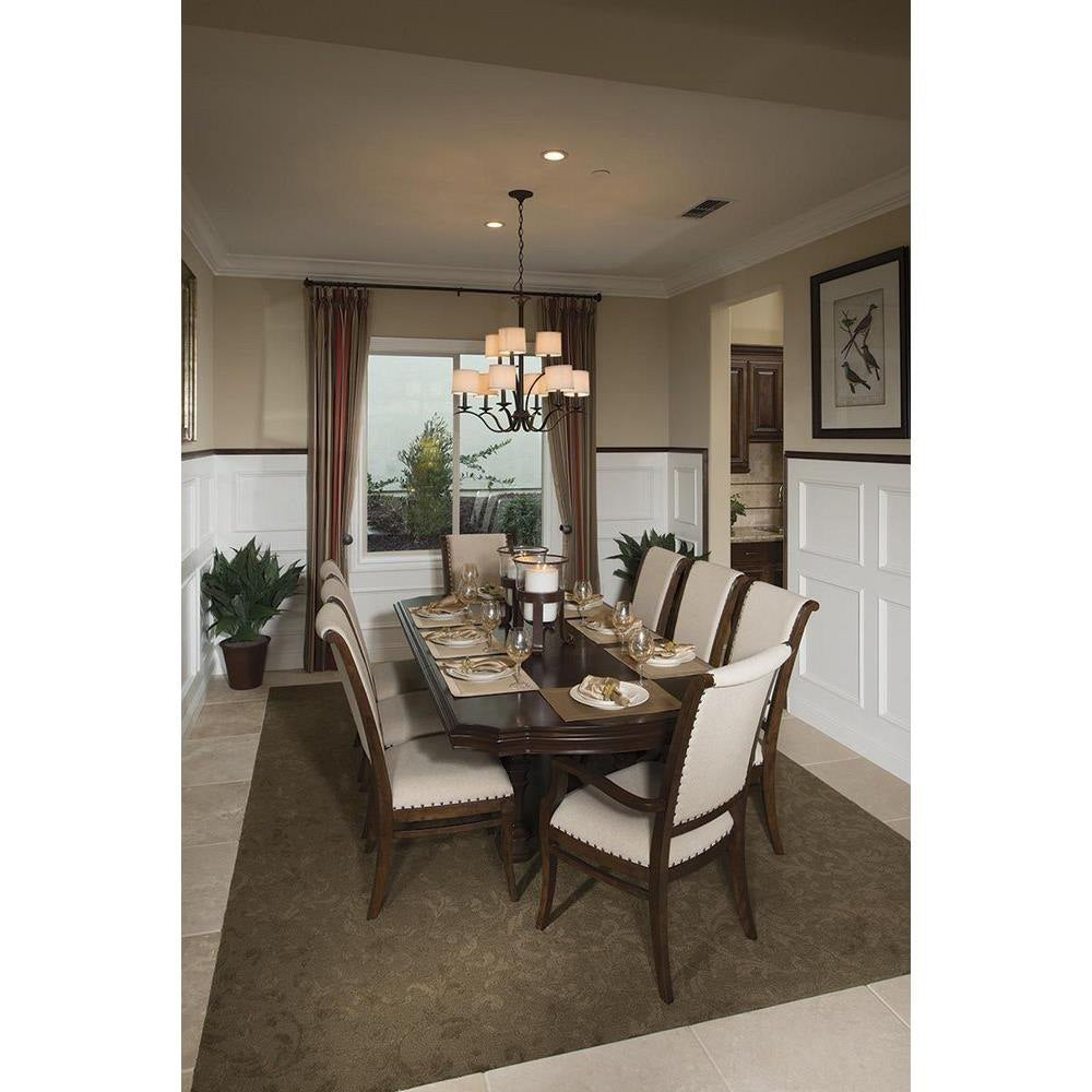Vatnuvys Traditional Premium Brass Fabric Metal Chandelier - Neutralighting