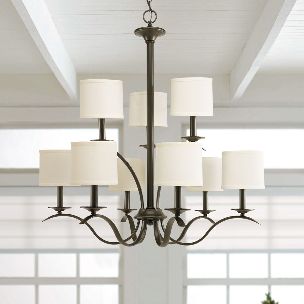 Vatnuvys Traditional Premium Brass Fabric Metal Chandelier - Neutralighting
