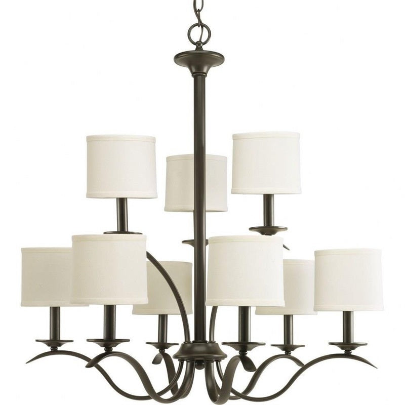 Vatnuvys Traditional Premium Brass Fabric Metal Chandelier - Neutralighting