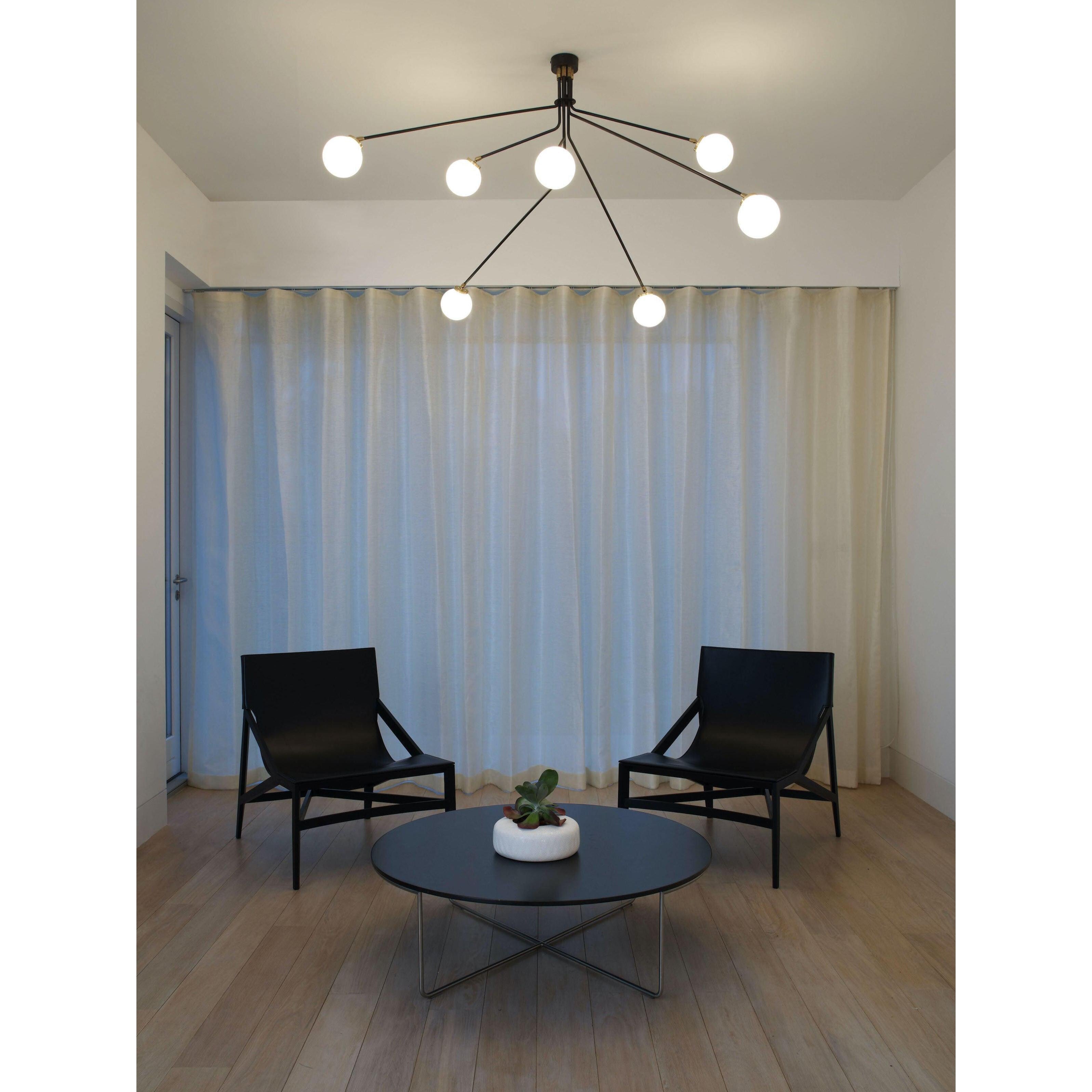 Vatnuvyo Modern Minimalist Brass Metal Glass Ceiling Lamp - Neutralighting