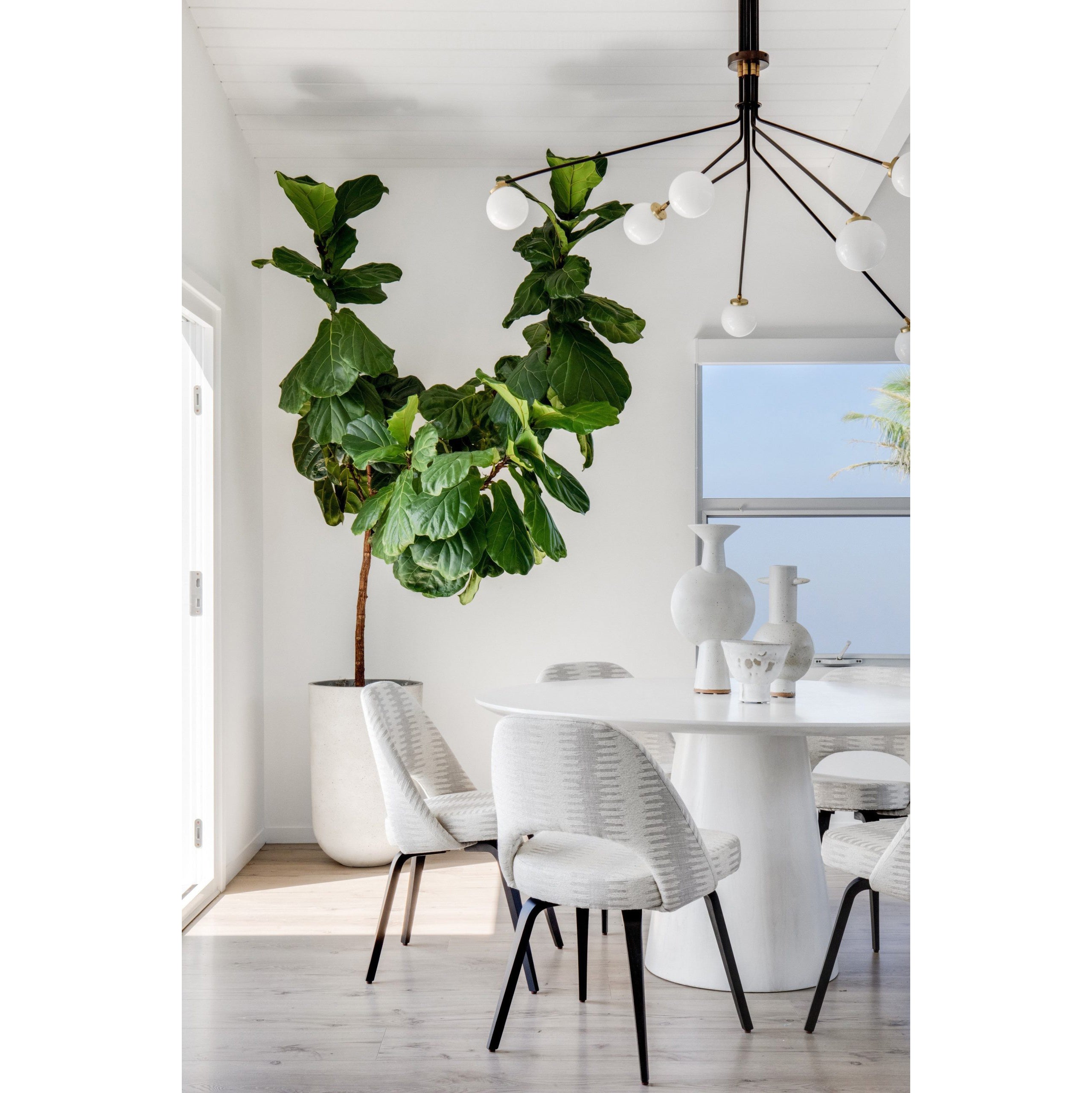 Vatnuvyo Modern Minimalist Brass Metal Glass Ceiling Lamp - Neutralighting