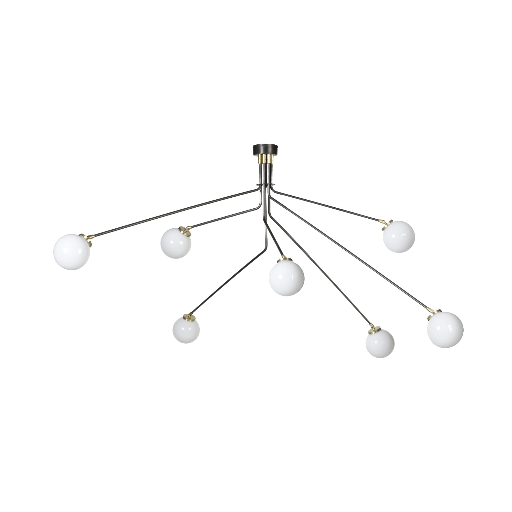 Vatnuvyo Modern Minimalist Brass Metal Glass Ceiling Lamp - Neutralighting