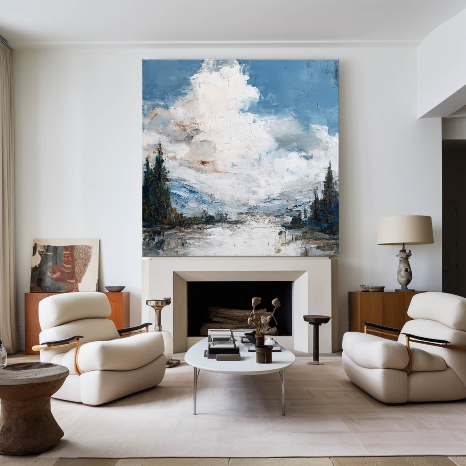 Modern Abstract Painting ABAS306 - Neutralighting