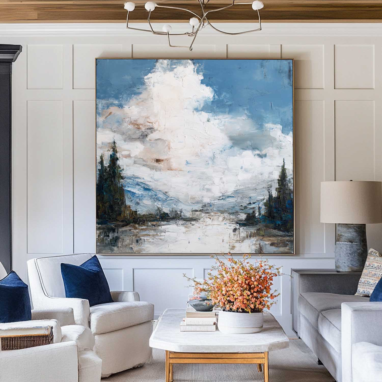 Modern Abstract Painting ABAS306 - Neutralighting
