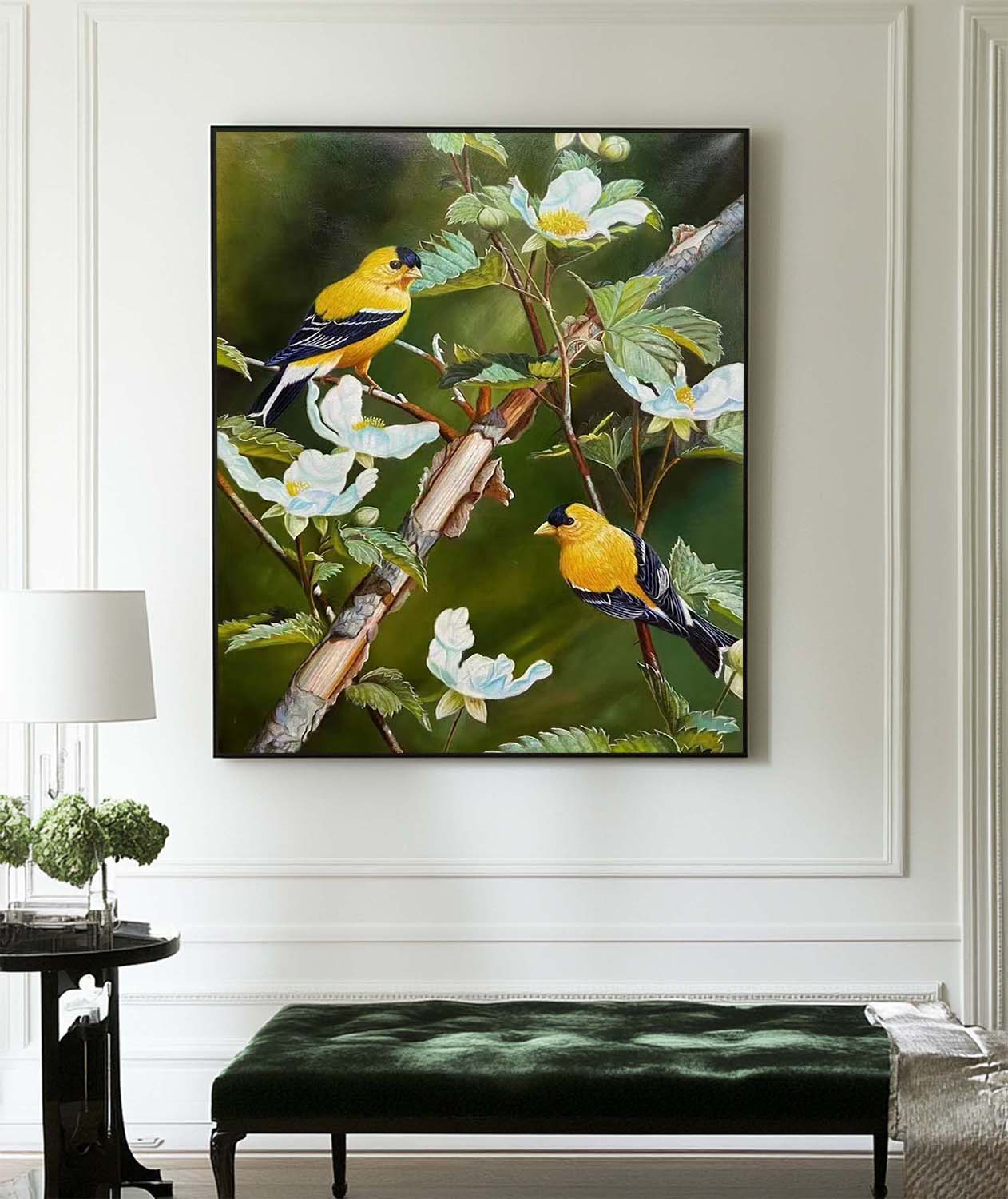 Modern Hummingbird Art ABAV617 - Neutralighting
