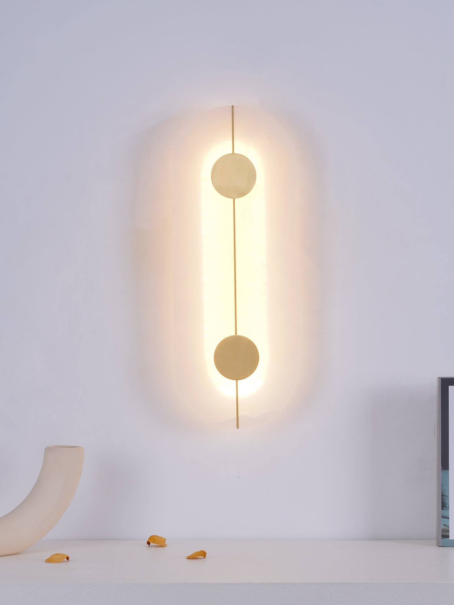 Artistic Wall Lamp Dolomite Copper Retro Flair - Neutralighting