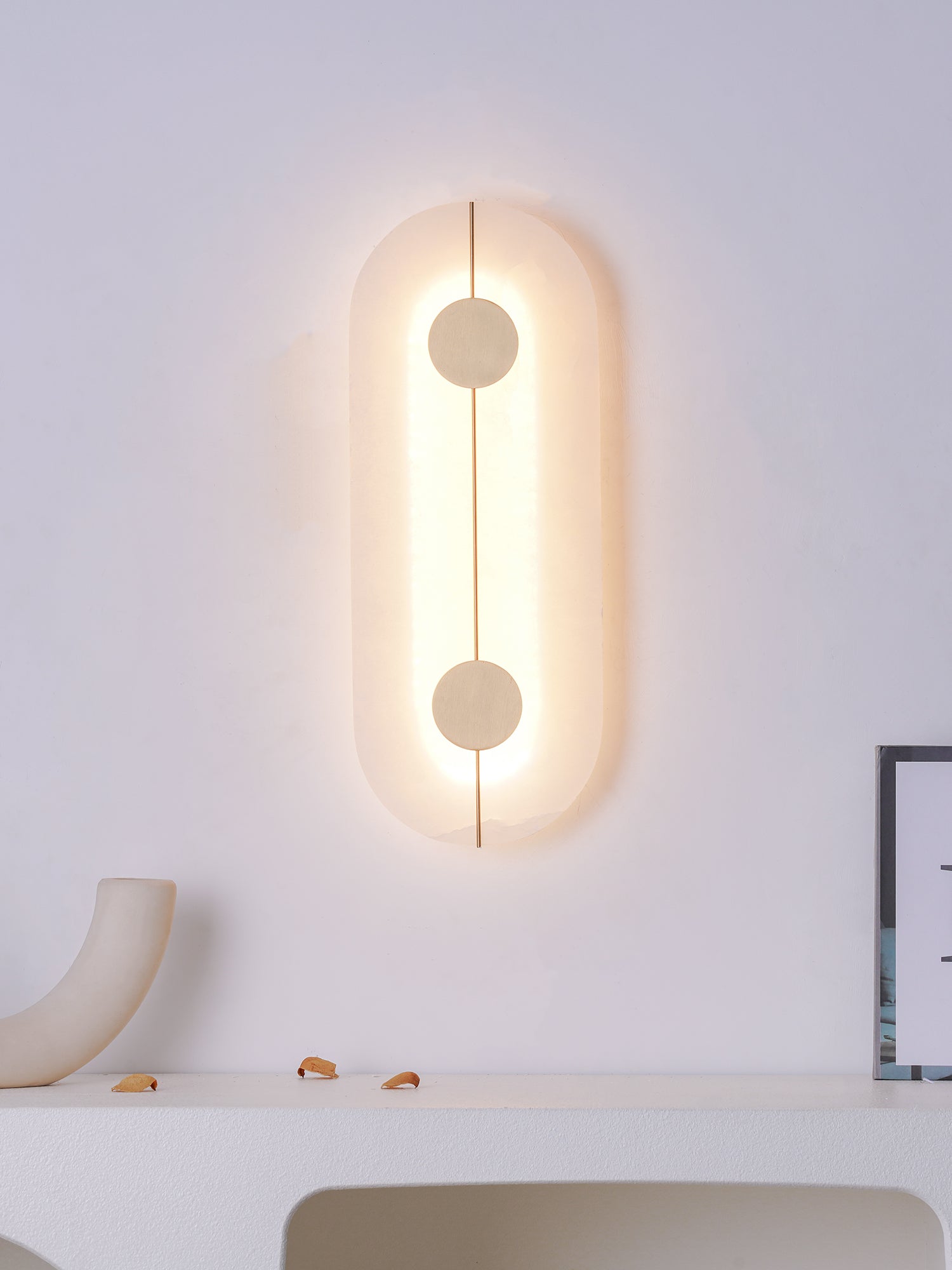 Artistic Wall Lamp Dolomite Copper Retro Flair - Neutralighting