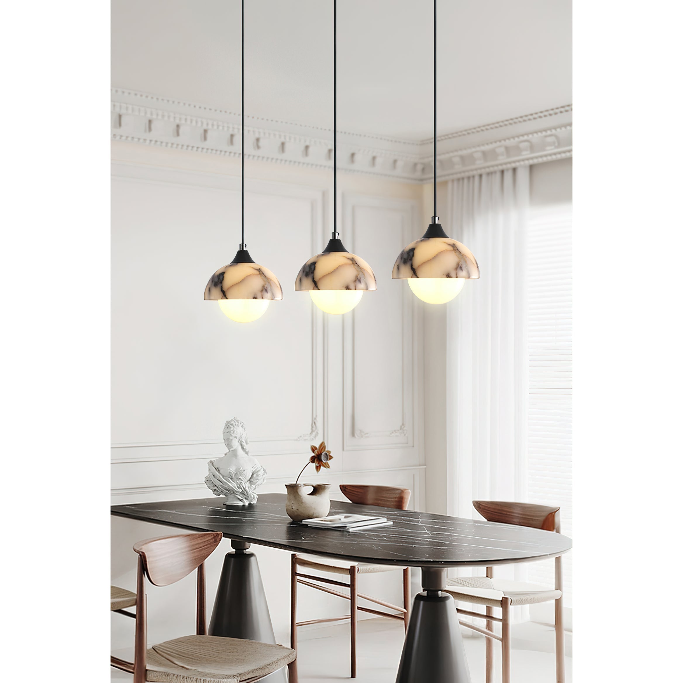 Yrvuvys Modern Minimalist Marble Pendant Lamp - Neutralighting