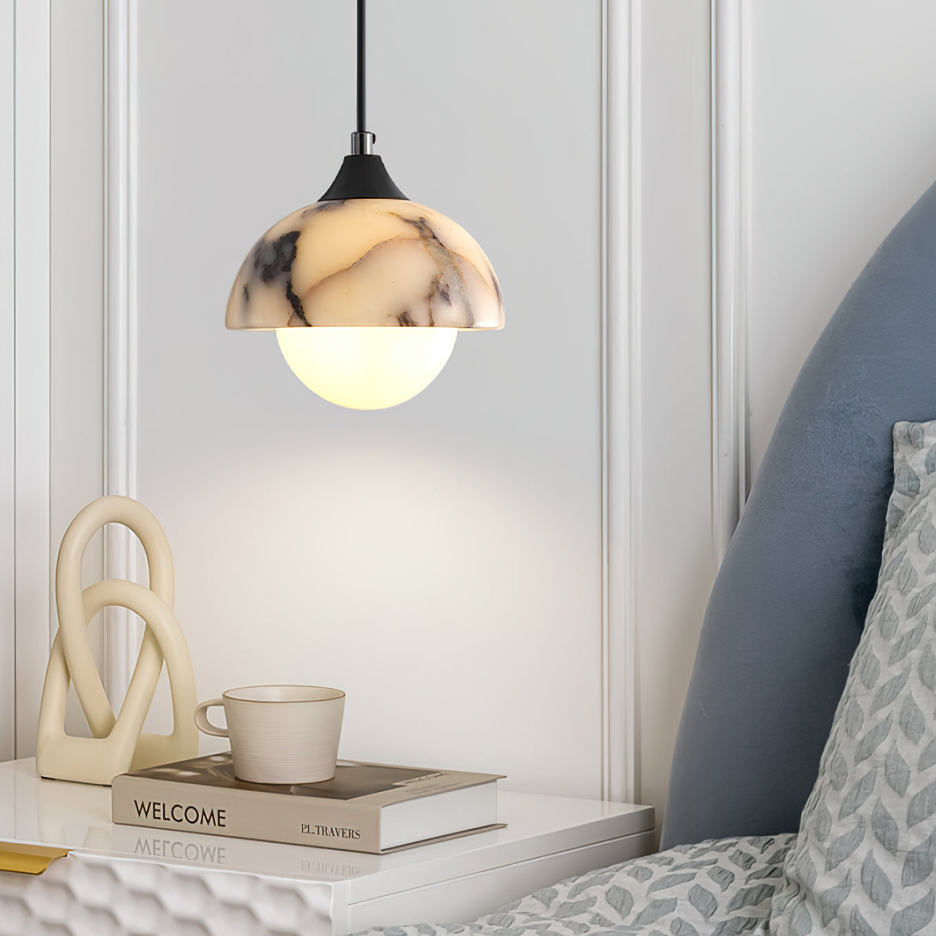 Yrvuvys Modern Minimalist Marble Pendant Lamp - Neutralighting
