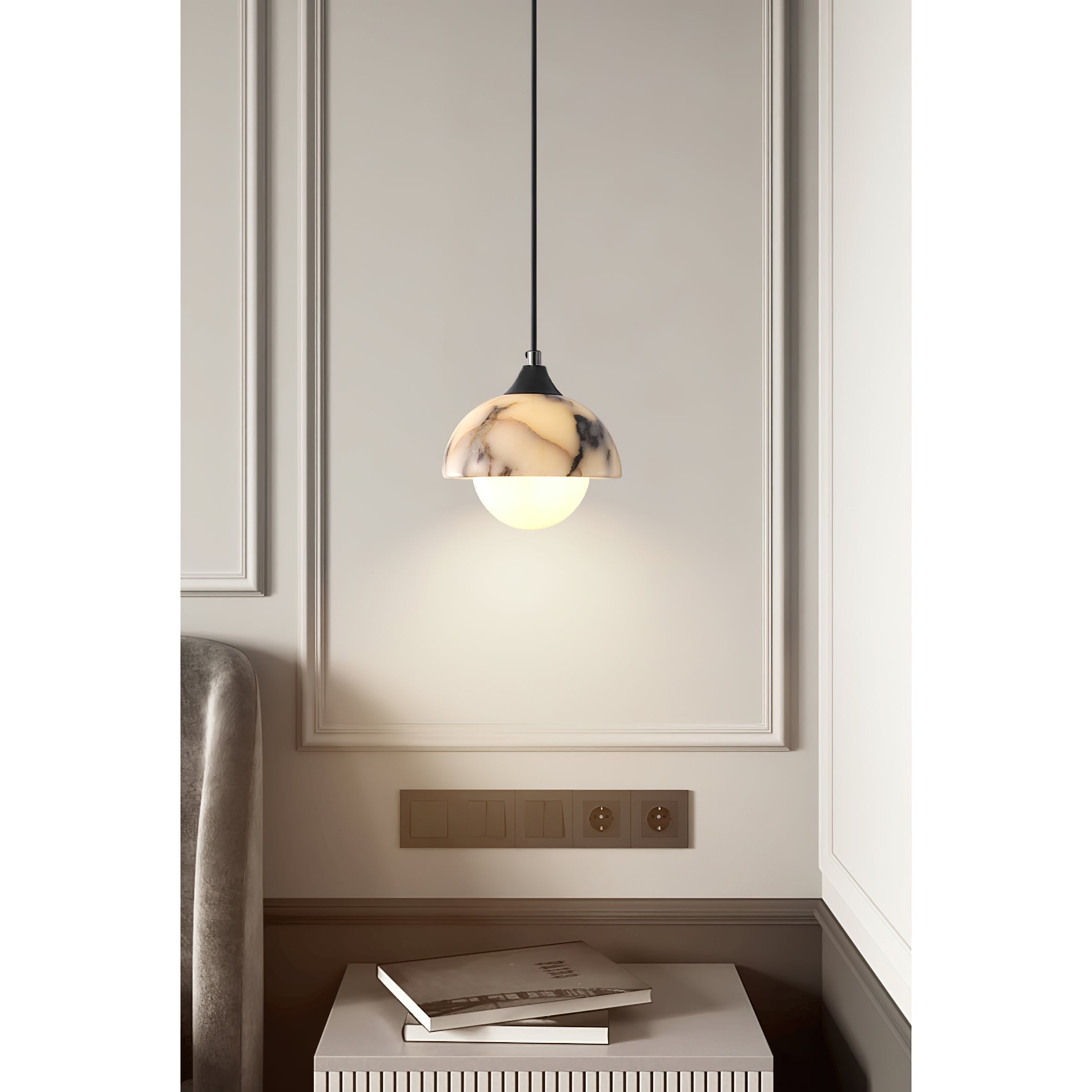 Yrvuvys Modern Minimalist Marble Pendant Lamp - Neutralighting