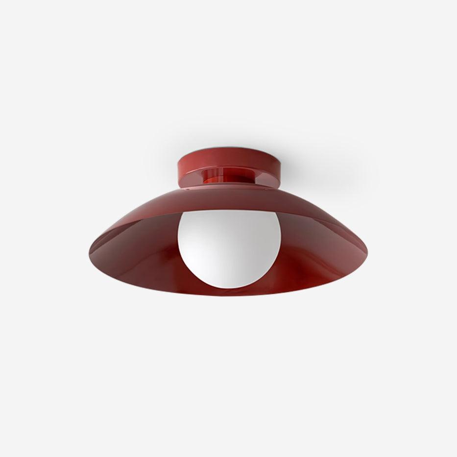 Ceiling Light in Metal Canopy and Glass with Color Options - Neutralighting