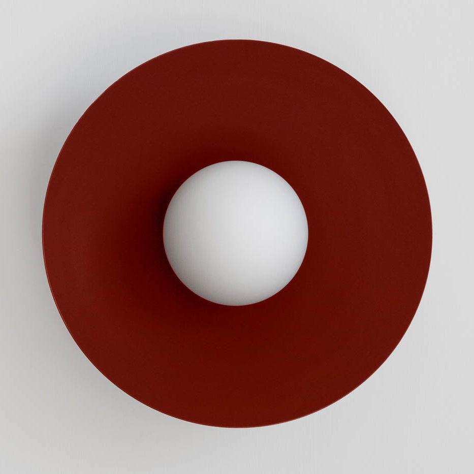 Ceiling Light in Metal Canopy and Glass with Color Options - Neutralighting