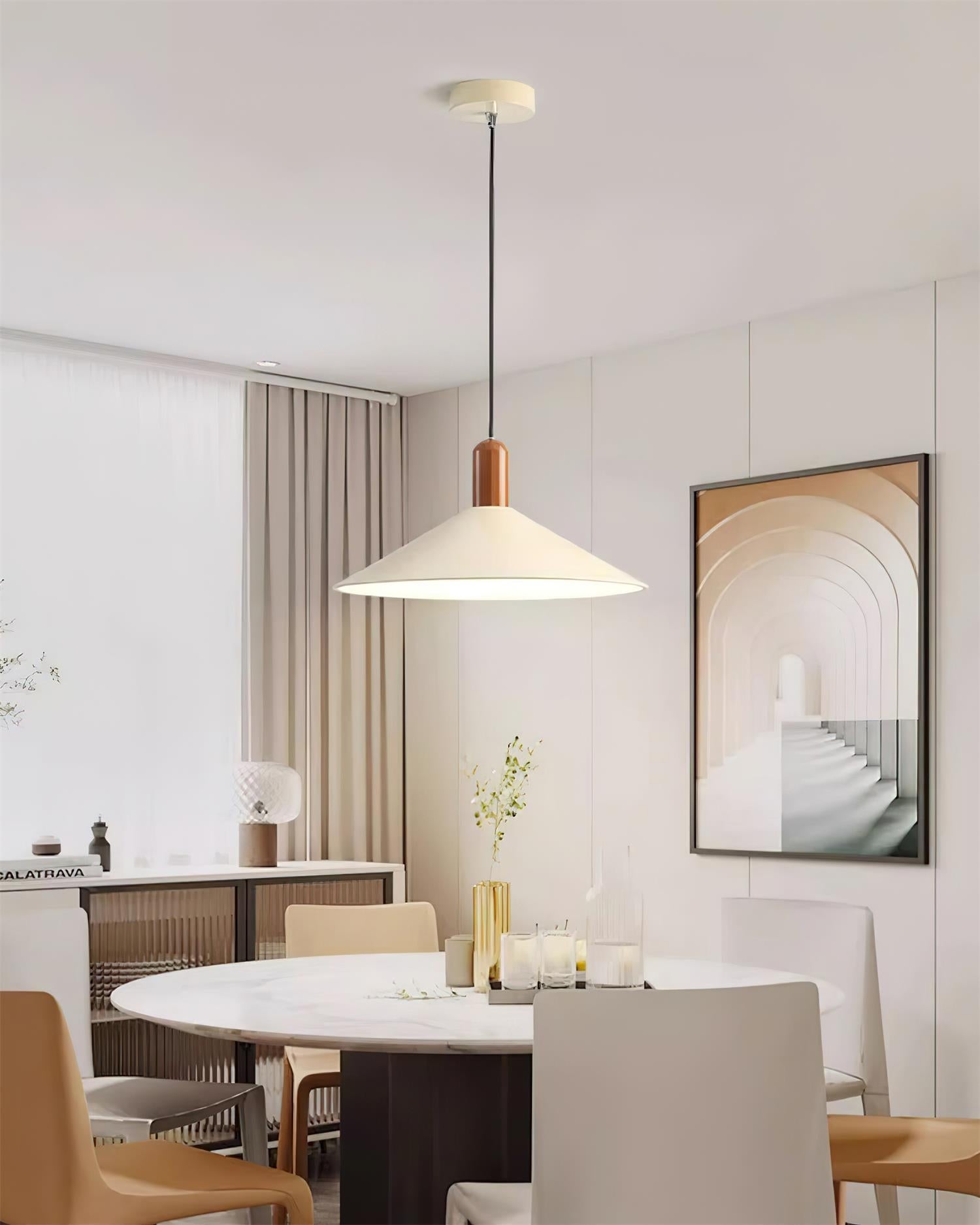 Pendant Light LED Minimalist Cone Hanging Lamp for Kitchen Dining - Neutralighting