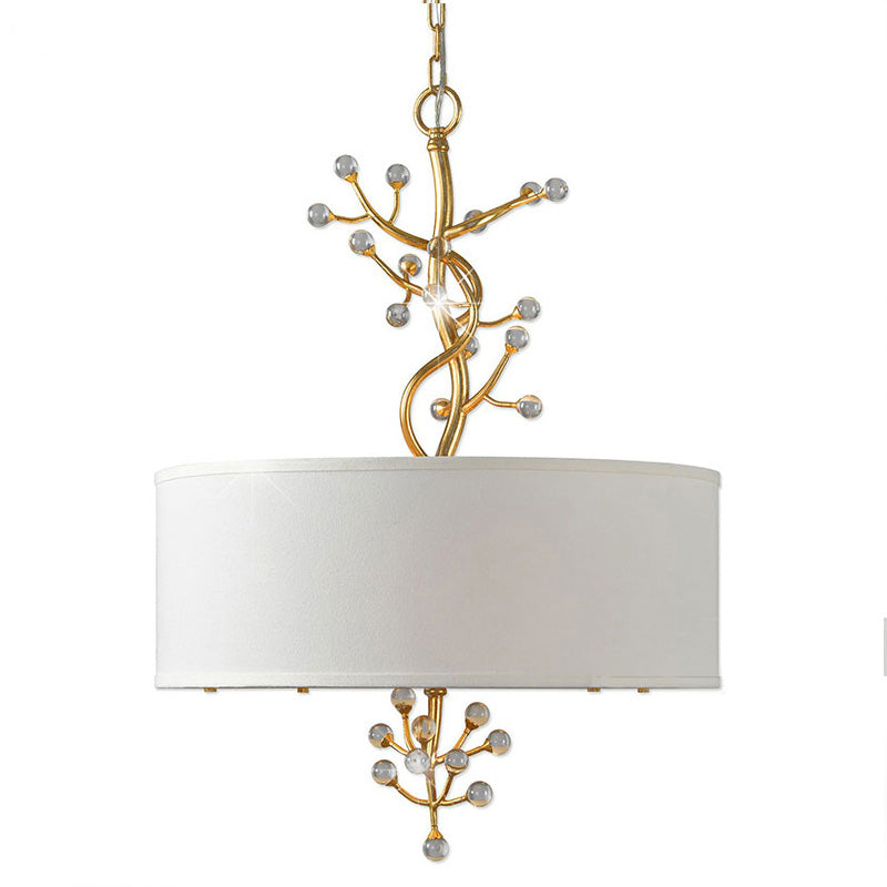 Asbury Individual Creativity Crystal Fabric Pendant Lamp - Neutralighting