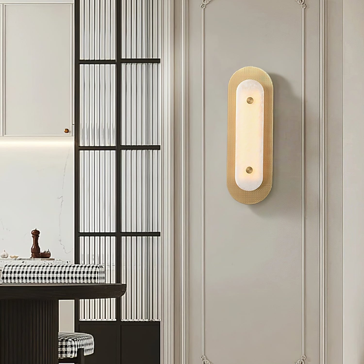 Celaeeth Oval Alabaster Wall Light - Neutralighting