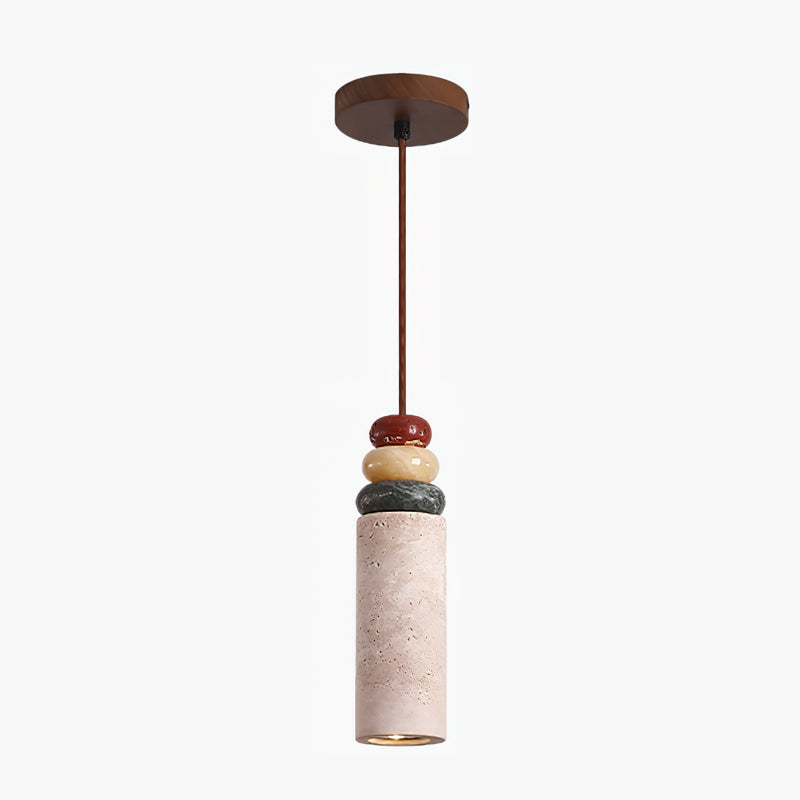 Tinon Pendant Lamp Yellow travertine Marble - Neutralighting
