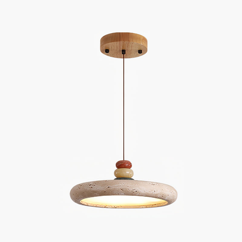 Tinon Pendant Lamp Yellow travertine Marble - Neutralighting