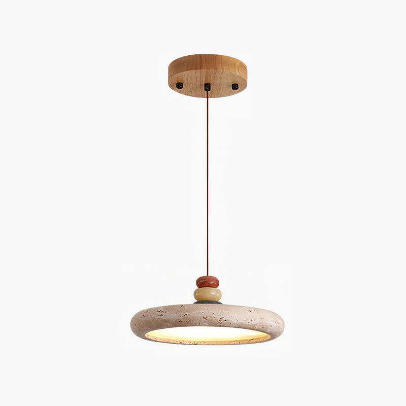 Tinon Pendant Lamp Yellow travertine Marble - Neutralighting