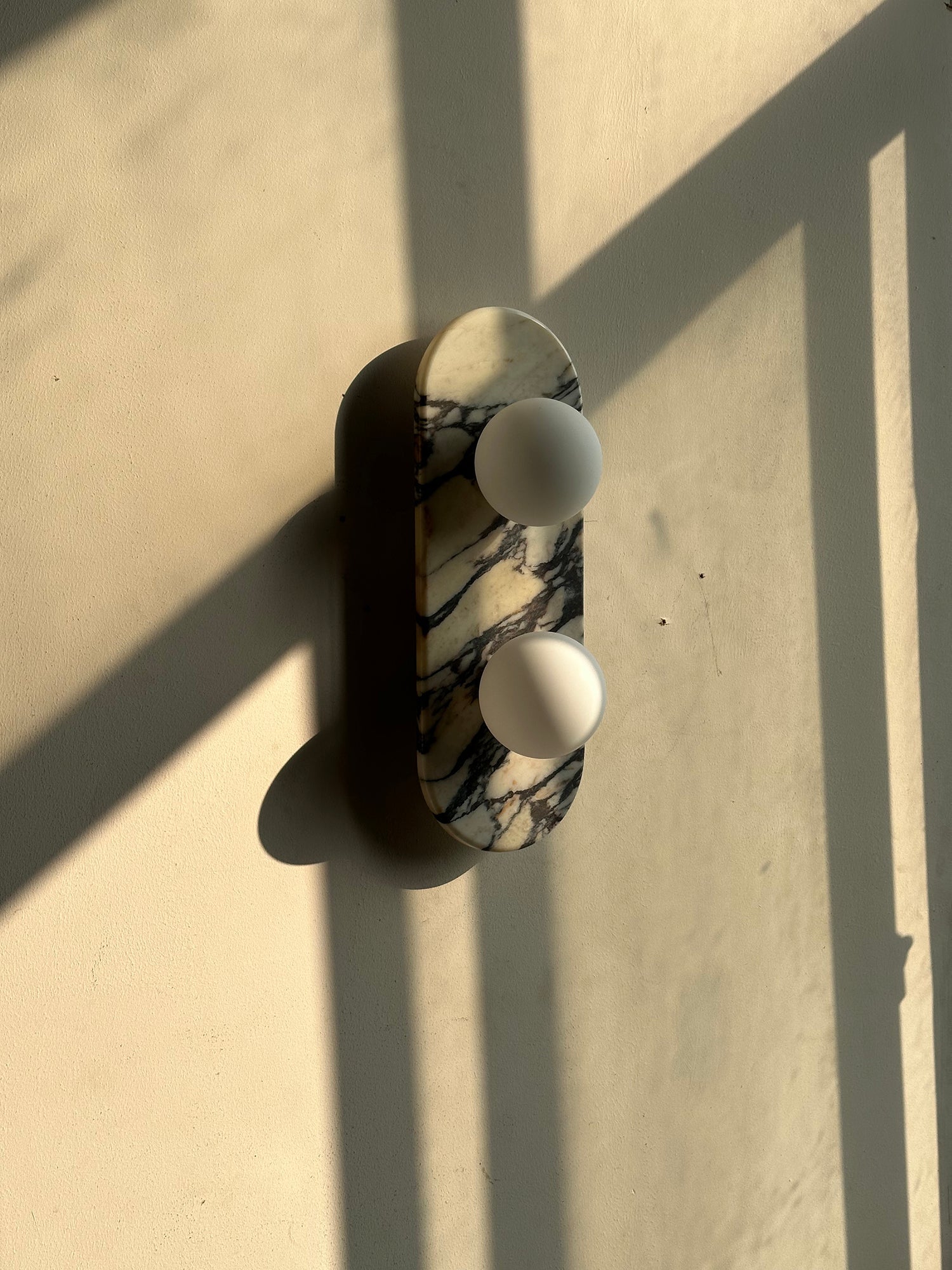 Alvuvyo Elegance Modern Marble Wall Lamp - Neutralighting