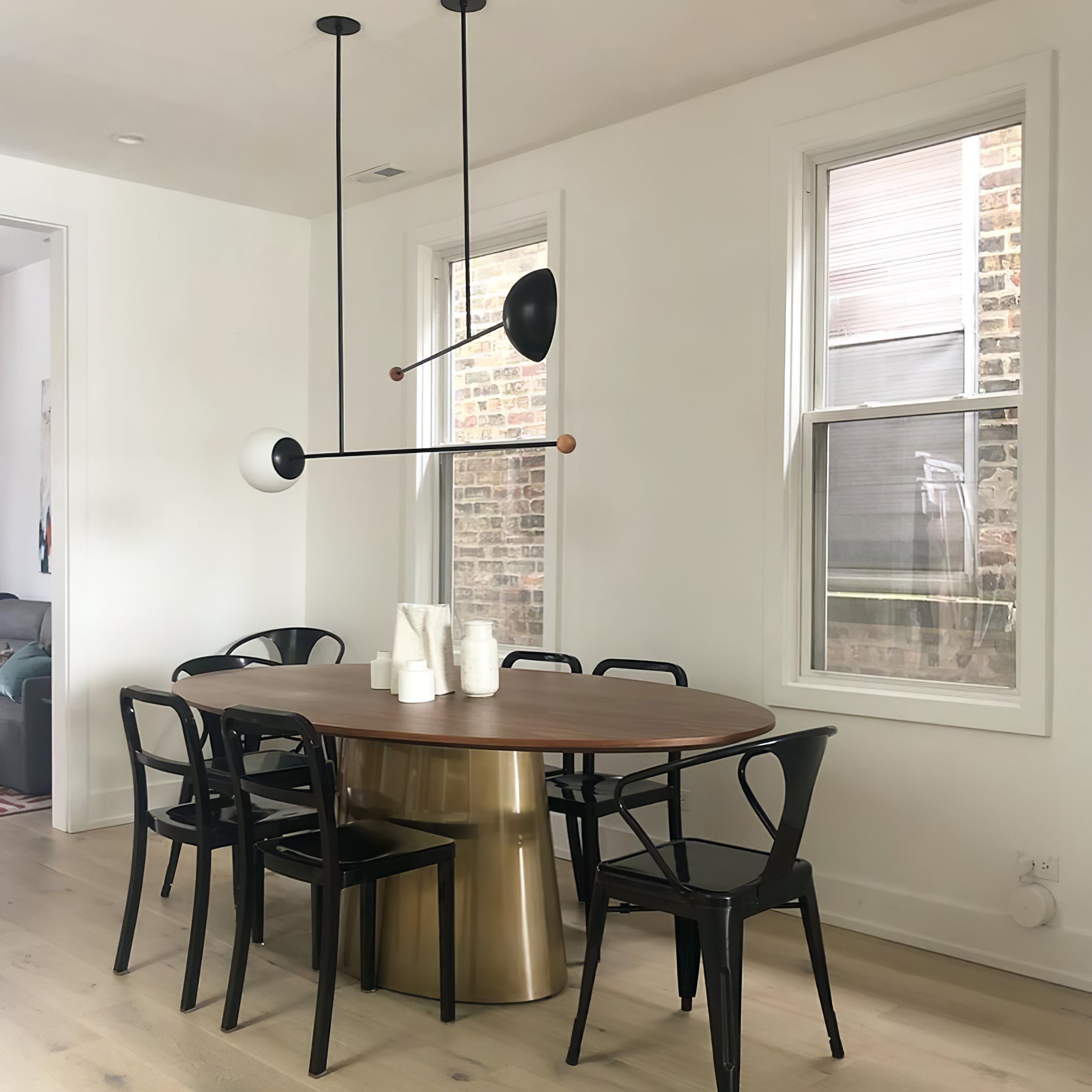 Orbital Balance Modern Linear Pendant Light - Neutralighting