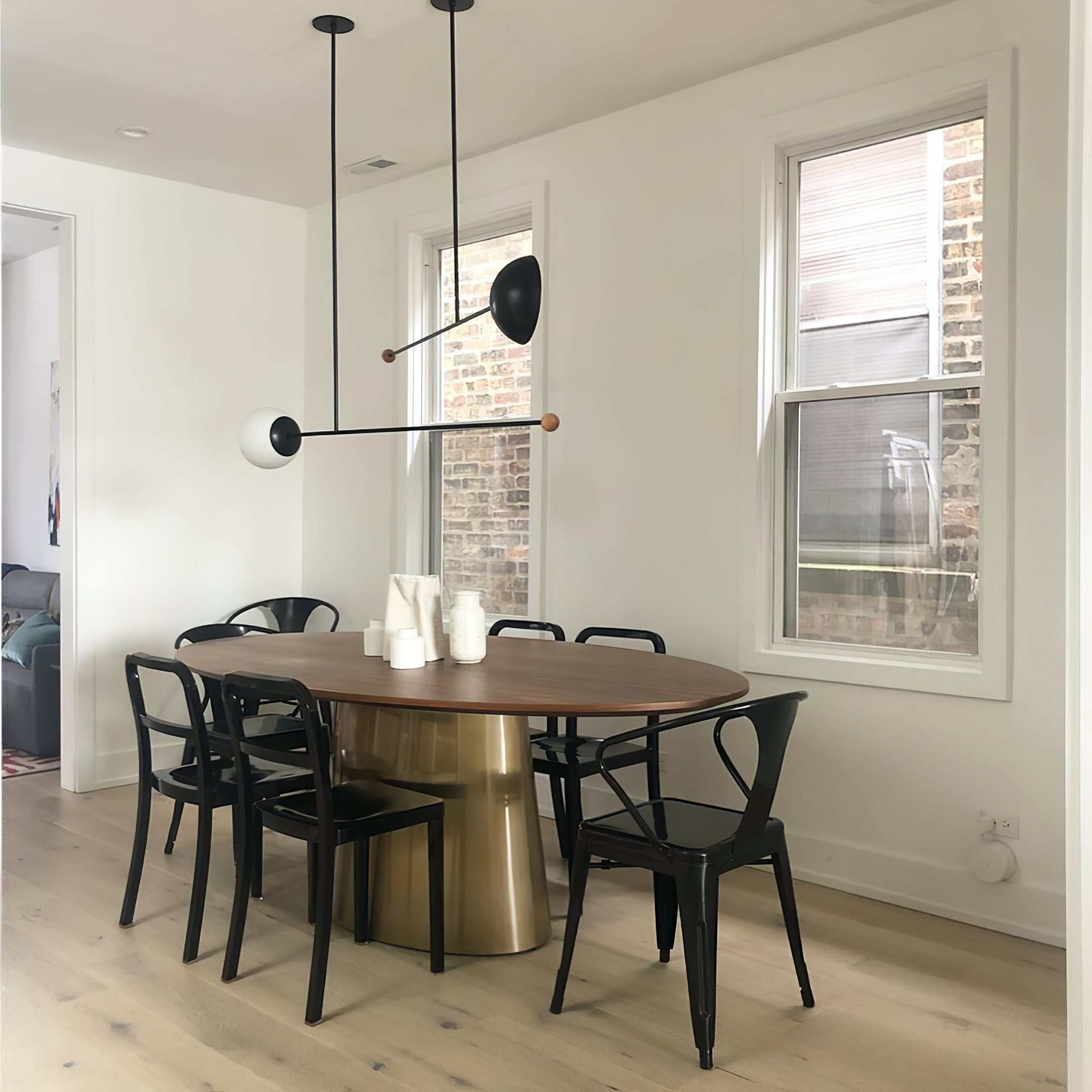 Orbital Balance Modern Linear Pendant Light - Neutralighting