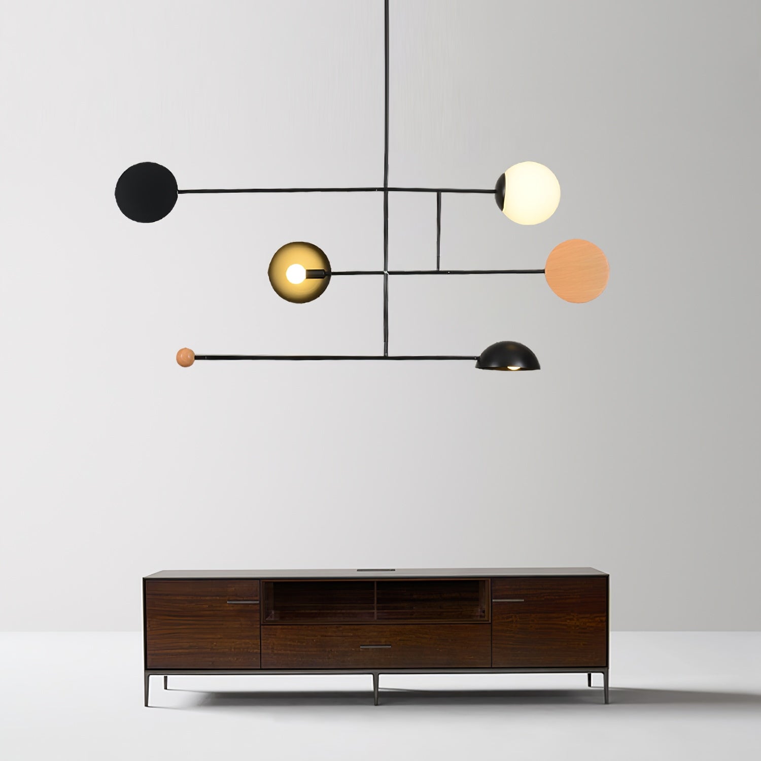 Orbital Balance Modern Linear Pendant Light - Neutralighting