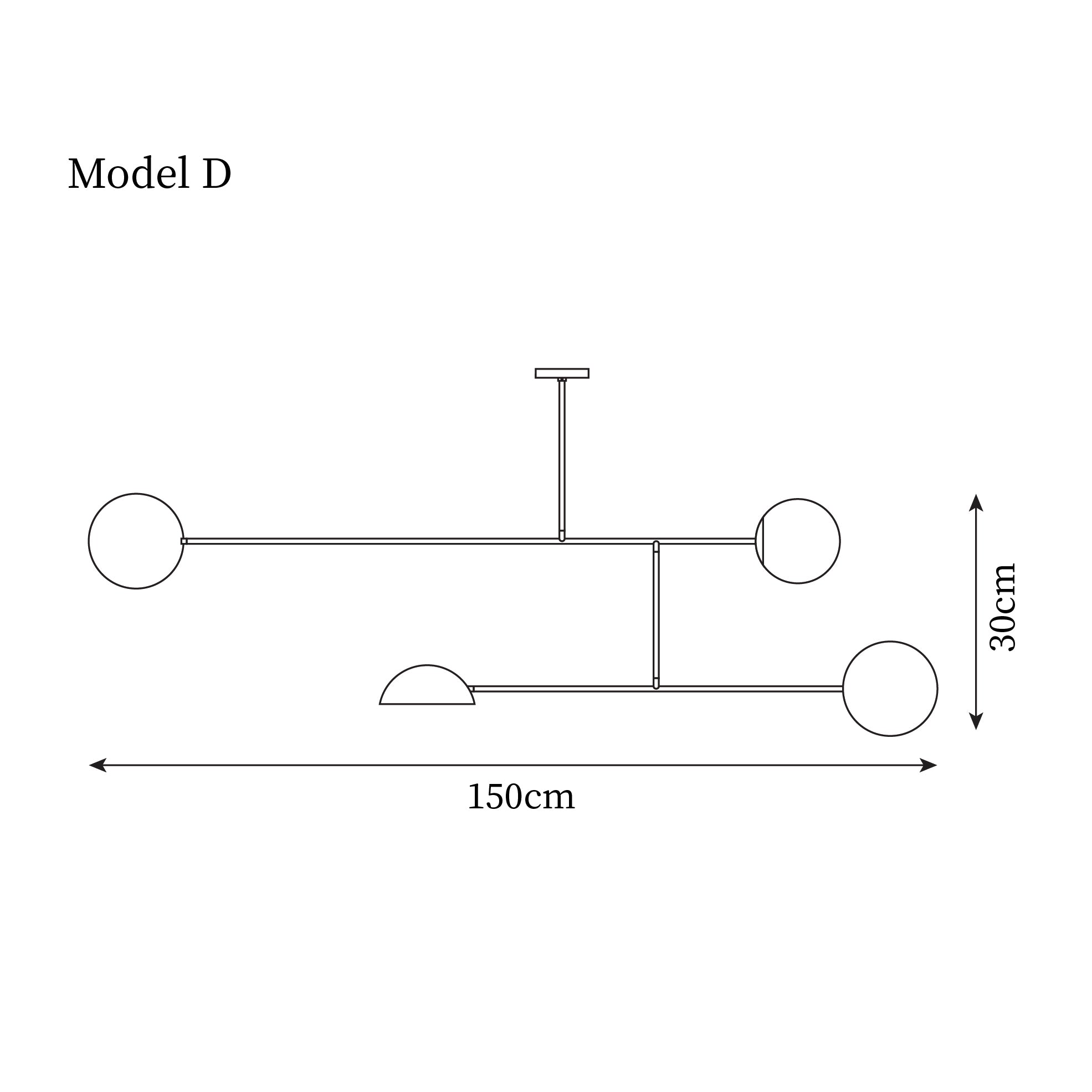 Orbital Balance Modern Linear Pendant Light - Neutralighting