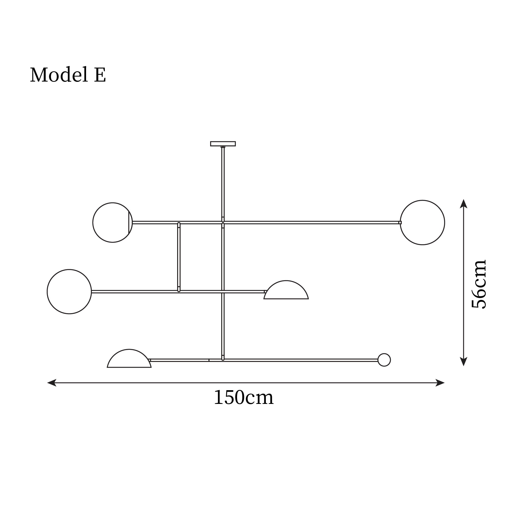 Orbital Balance Modern Linear Pendant Light - Neutralighting