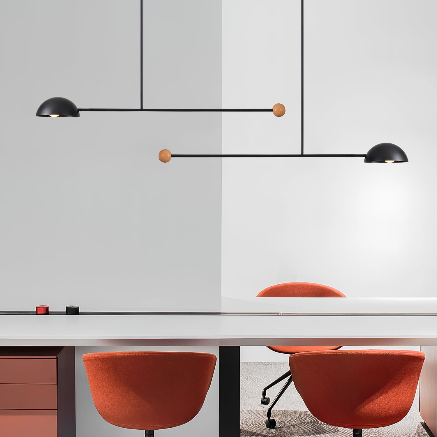 Orbital Balance Modern Linear Pendant Light - Neutralighting