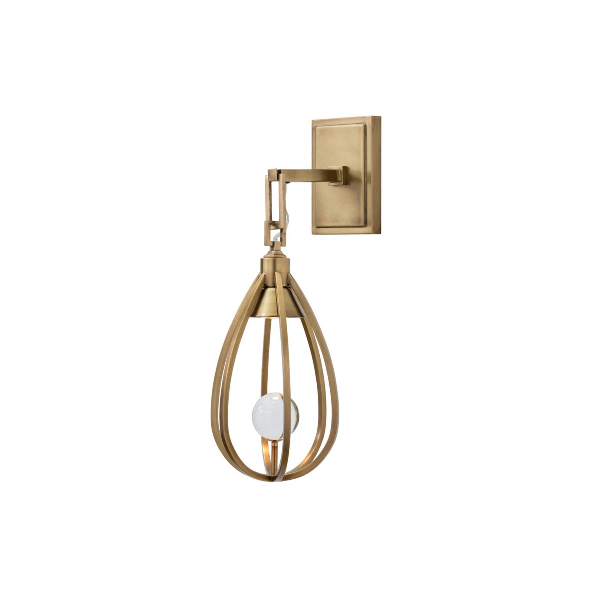 Gloruvys Modern Minimalist Brass Crystal Wall Lamp - Neutralighting