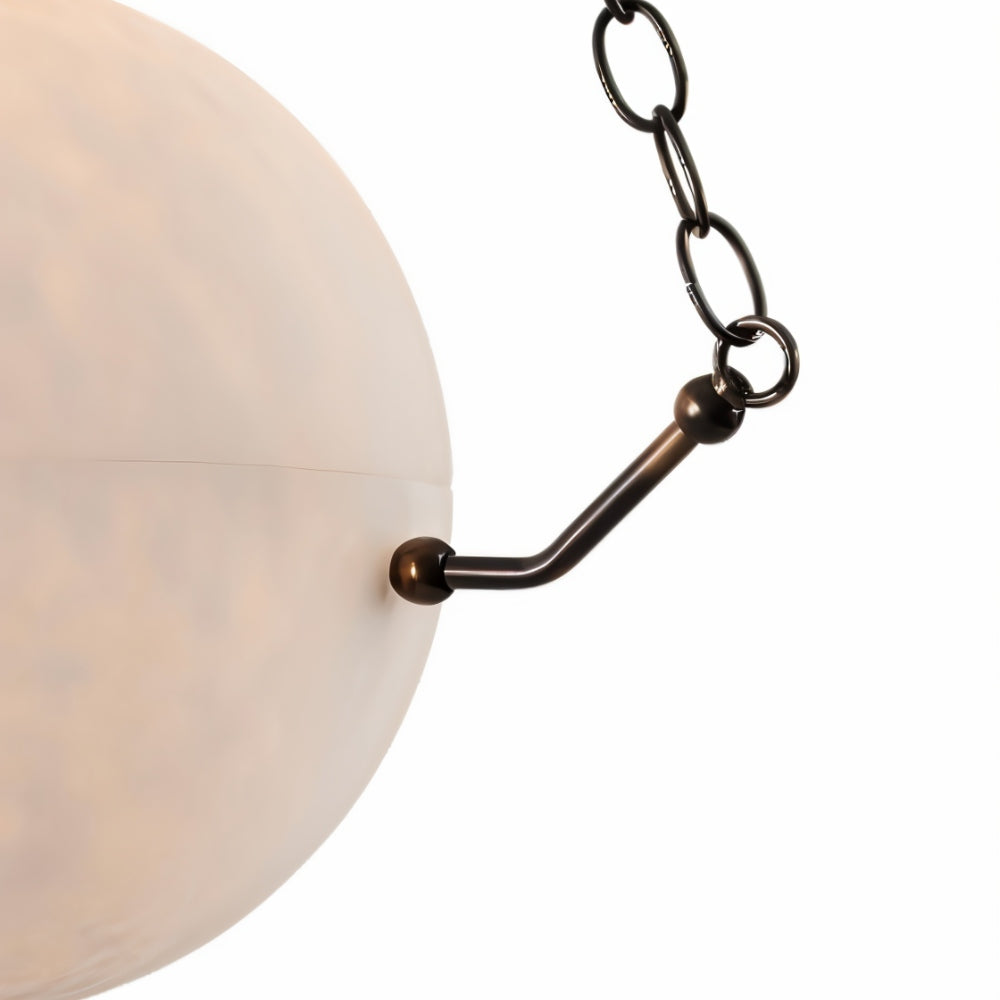 Himinuvys Modern Minimalist Alabaster Pendant Light - Neutralighting