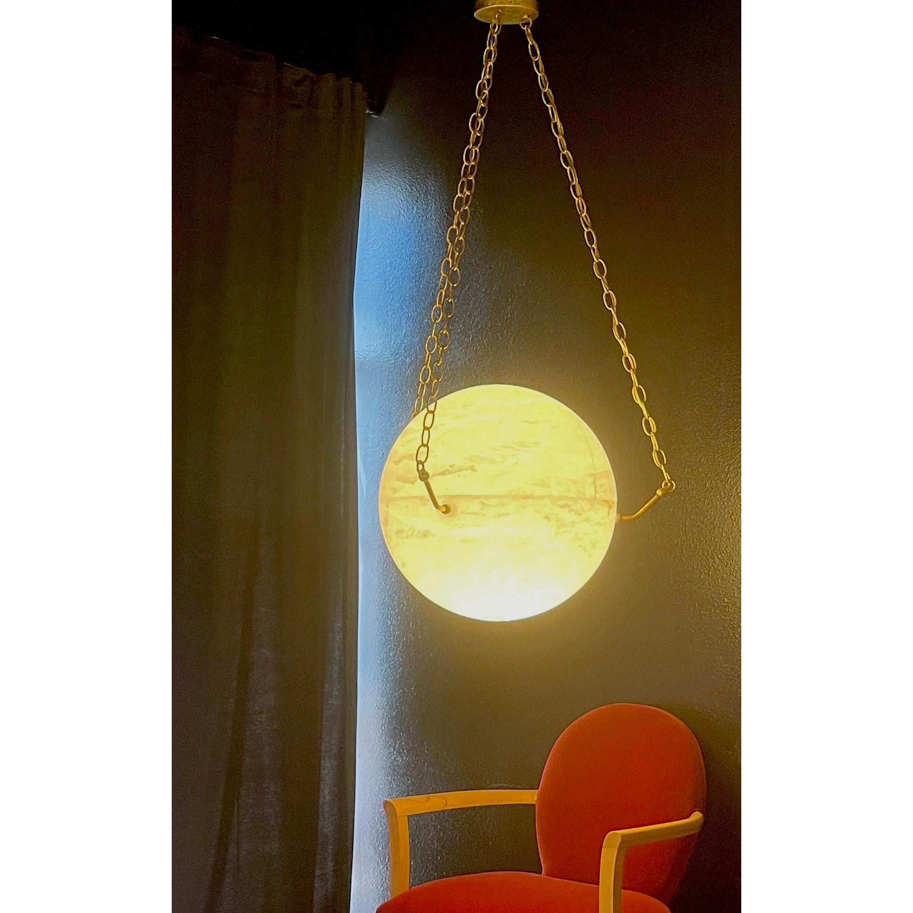 Himinuvys Modern Minimalist Alabaster Pendant Light - Neutralighting