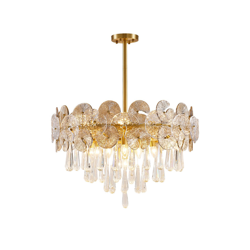 Caeluvyo Postmodern Luxury Elegance Crystal Chandelier - Neutralighting