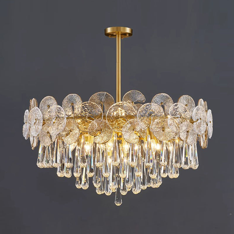 Caeluvyo Postmodern Luxury Elegance Crystal Chandelier - Neutralighting