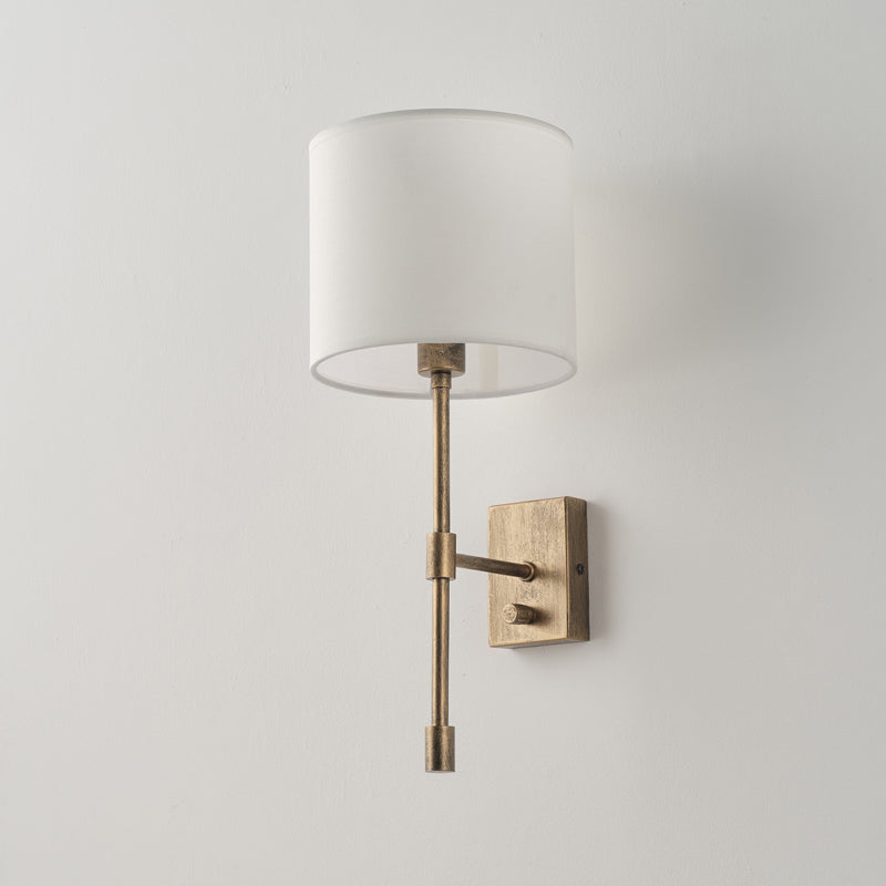 Eirikuvyo Modern Minimalist Metal Fabric Wall Lamp - Neutralighting