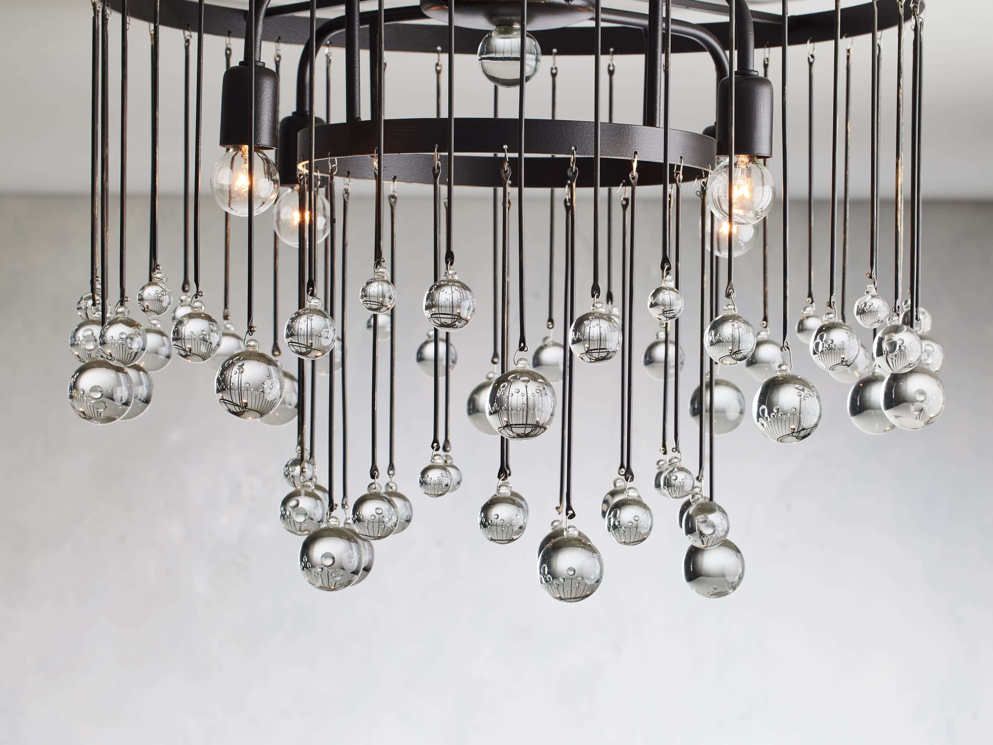 Fljotuvyo Postmodern Luxury Brass Crystal Flush Mount Ceiling Lamp - Neutralighting
