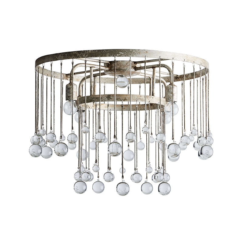 Fljotuvyo Postmodern Luxury Brass Crystal Flush Mount Ceiling Lamp - Neutralighting