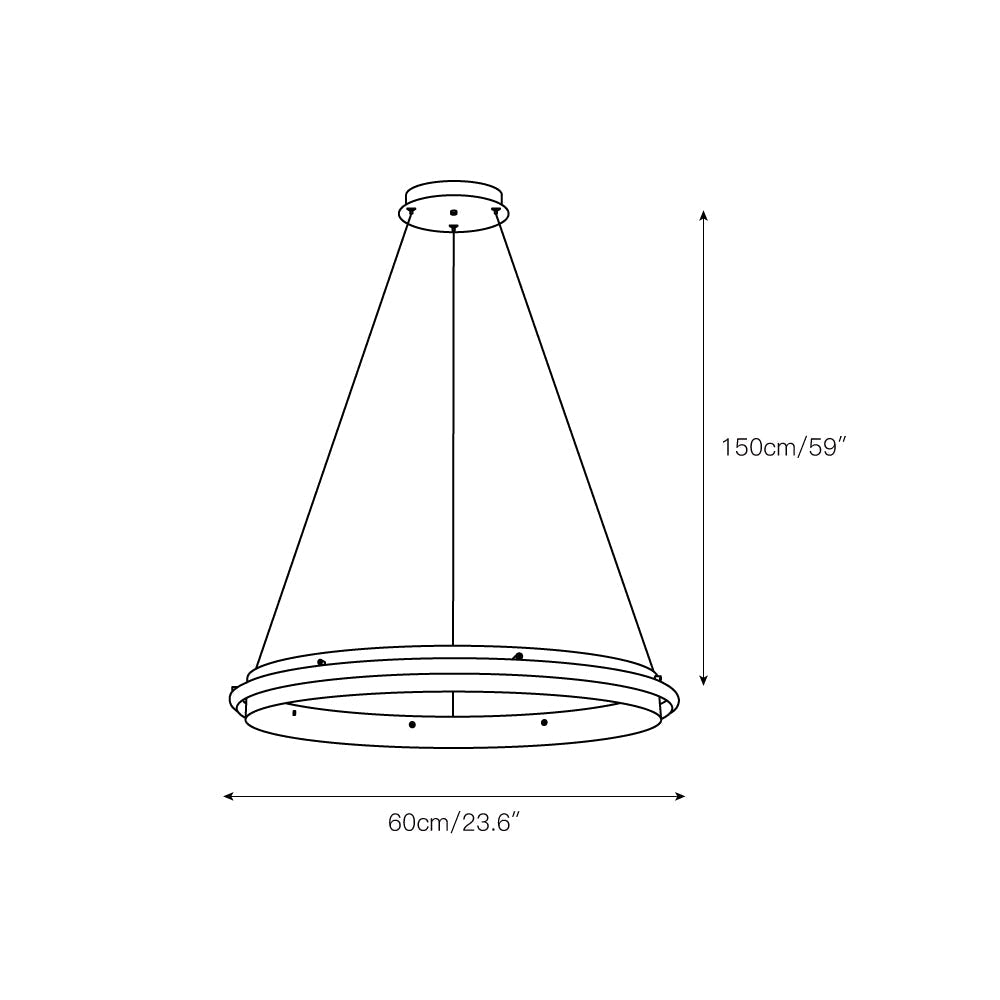 Himinuvyo Modern Minimalist LED Chandelier - Neutralighting