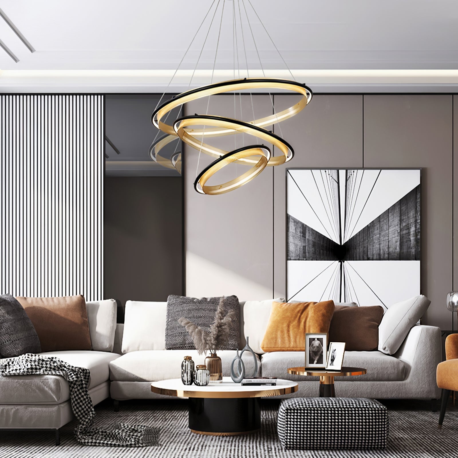 Himinuvyo Modern Minimalist LED Chandelier - Neutralighting